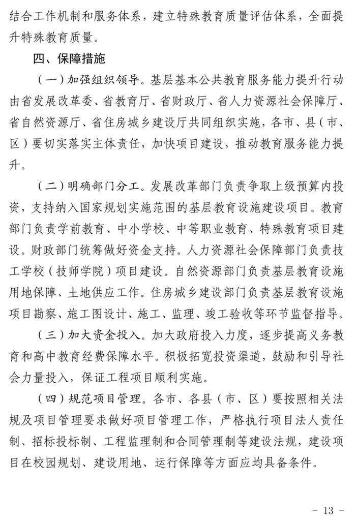 魯發(fā)改社會〔2020〕1229號關于印發(fā)《山東省“十四五”基層基本公共教育服務能力提升行動計劃》的通知(圖12)