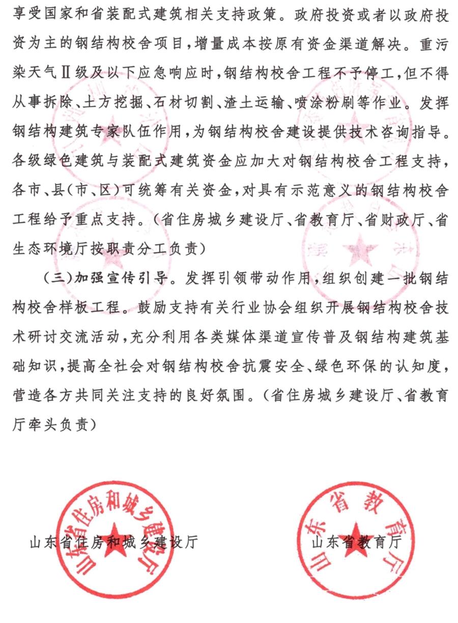 鋼結(jié)構(gòu)校舍建設 政策扶持知多少！(圖5)